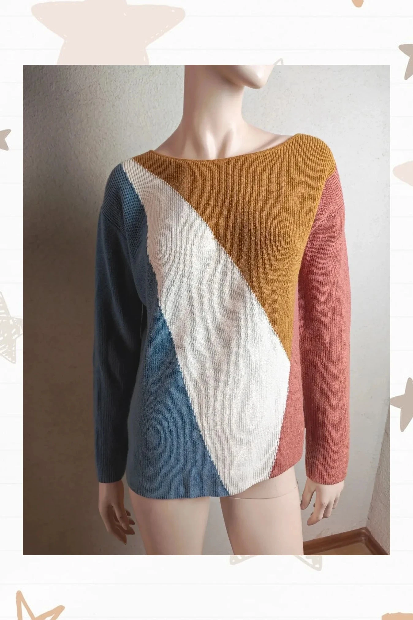 Jersey Sézane de Lana Merina/Algodón